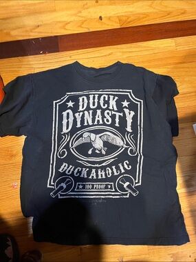 Duckaholic Graphic T-Shirt - Black